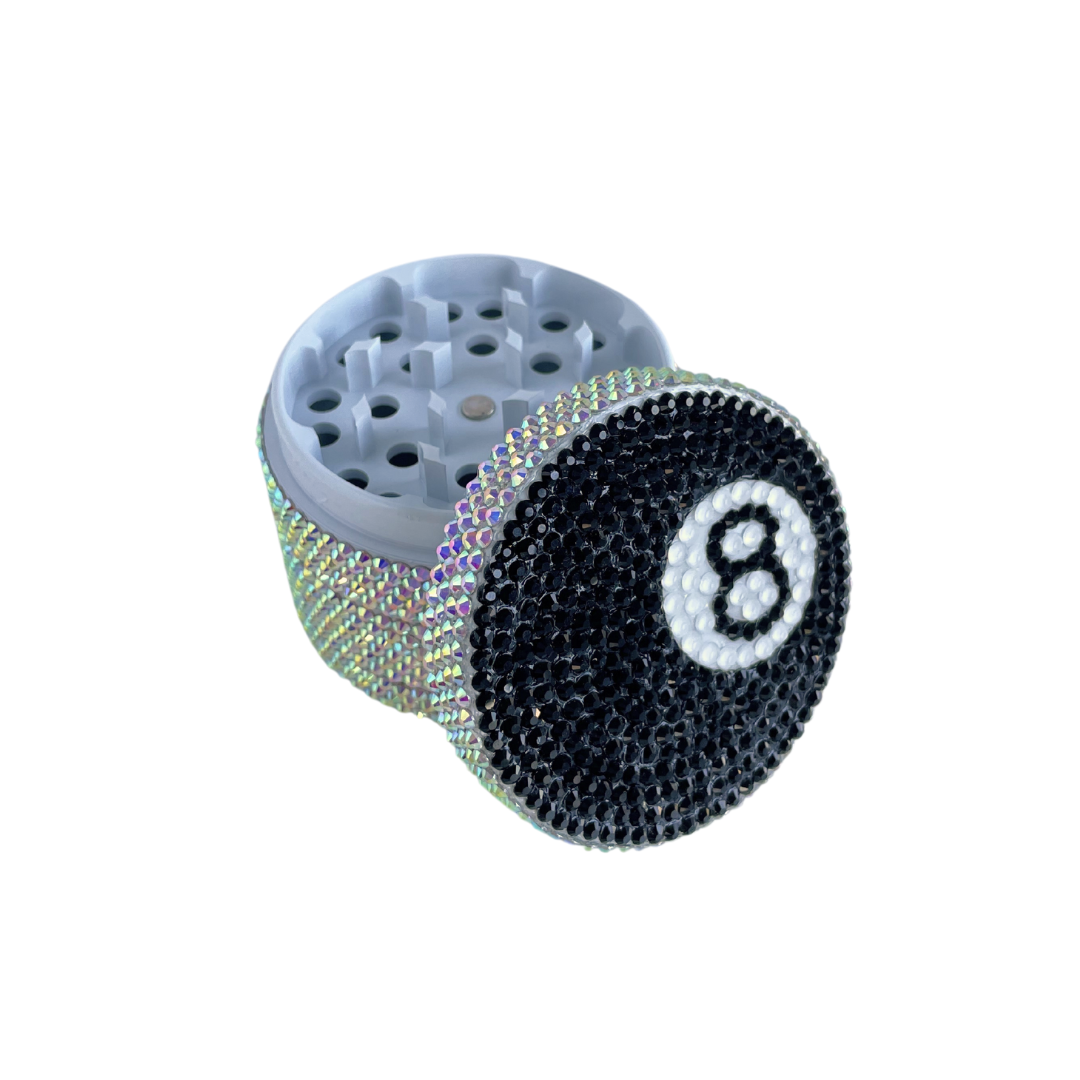 2.5" a/b crystal eight ball grinder