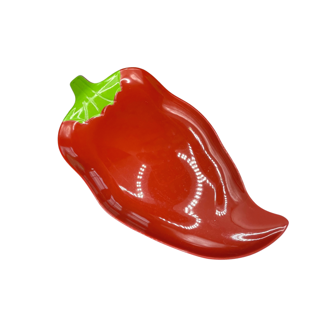 chili pepper plastic tray