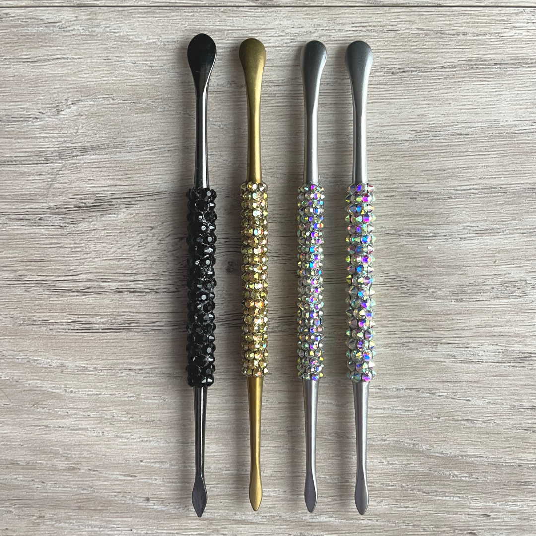 bedazzled double-ended dab tool